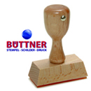 AOK Holzstempel groß 3 zeilig